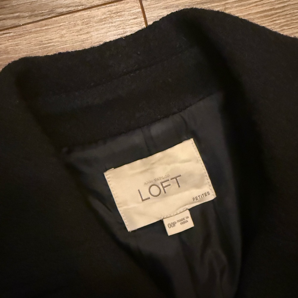 AT Black Pea Coat - Picture 3 of 7